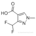 3- (DIFLUOROMETHYL) -1- 메틸 -1H- 피라 졸 -4- 카복시 산 CAS 176969-34-9